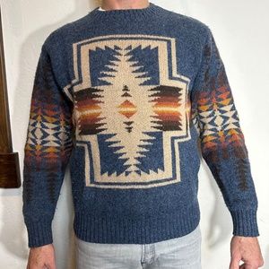 Men's Pendelton Sweater (Lambswool Chief Joseph Design)